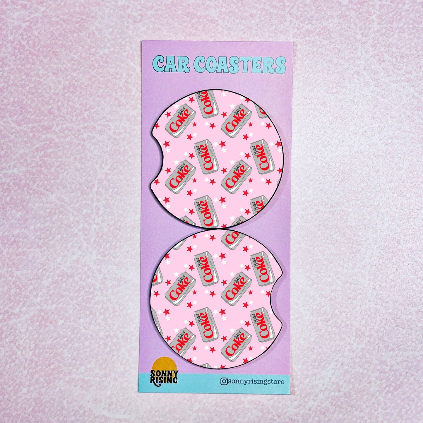 Diet Coke Lover Car Coaster