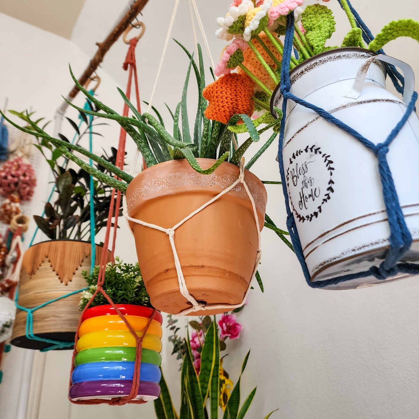 Tassel-Free Boho Plant Hanger