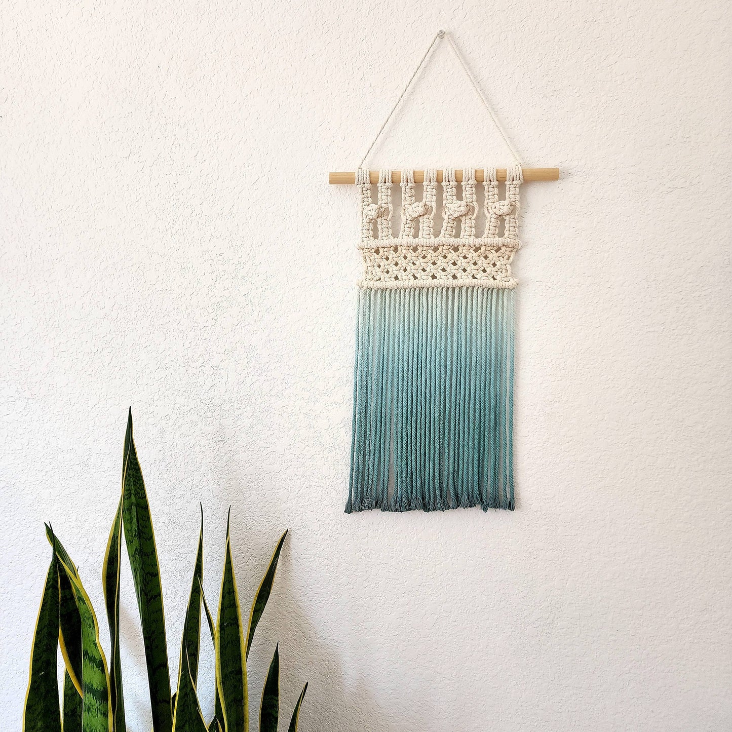 Ombre Handmade Macrame Boho Wall Decor