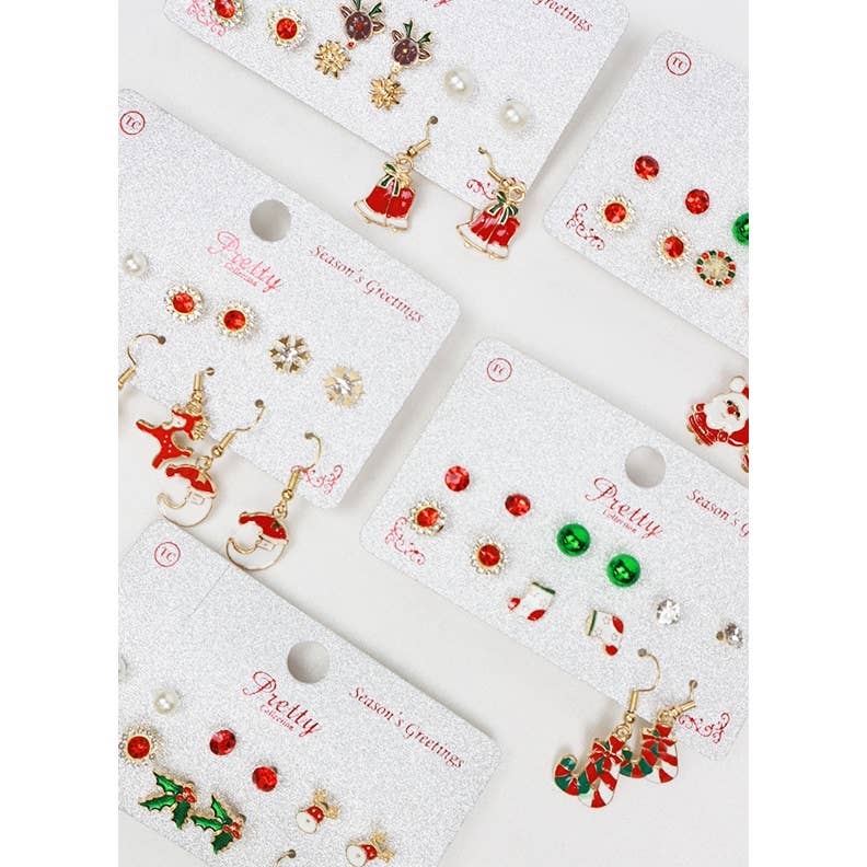 Christmas Theme Earrings Set
