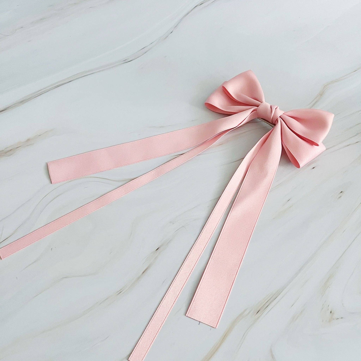 Double Bow Long Hair Clip