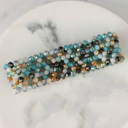 Vintage Flair Facet Bead Stretch Bracelet