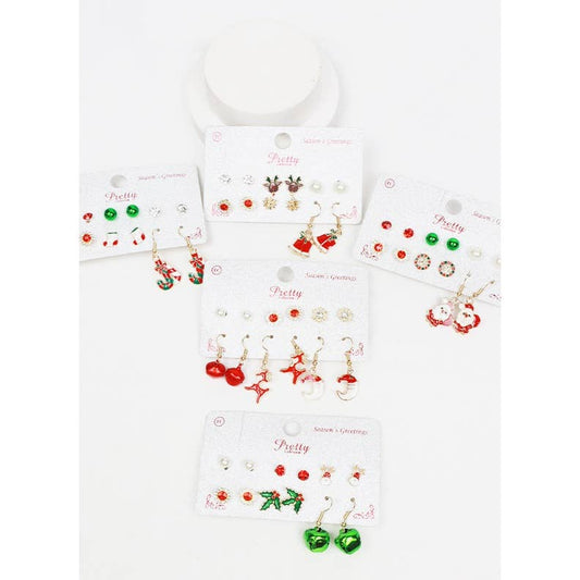 Christmas Theme Earrings Set