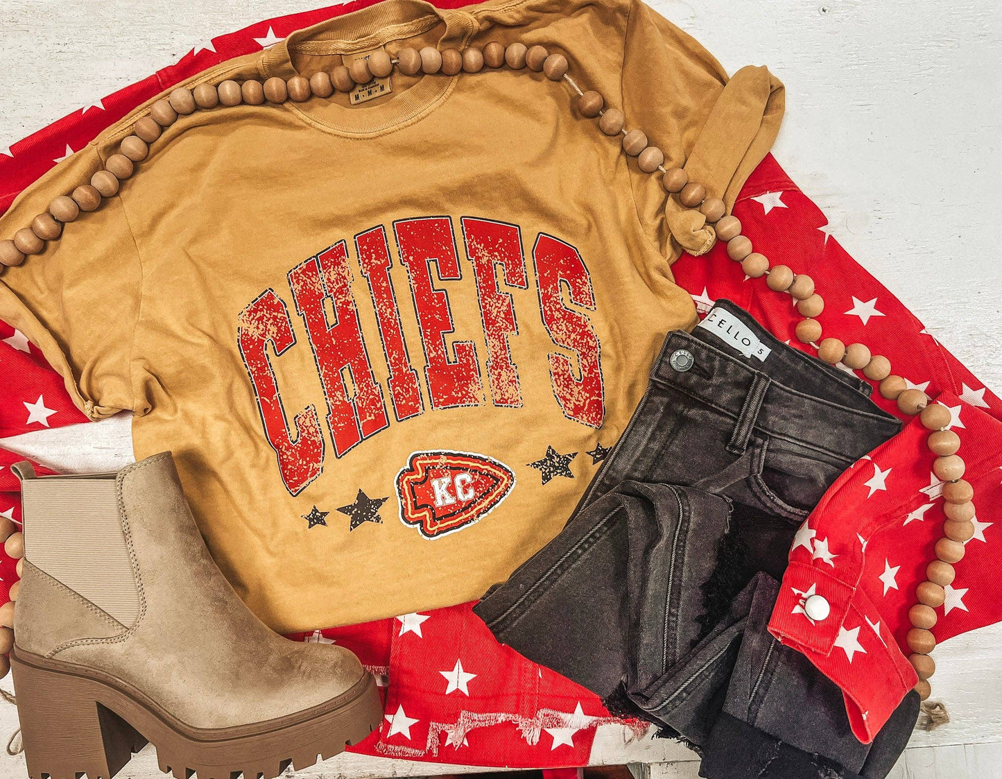 Chiefs Stars Vintage Tee