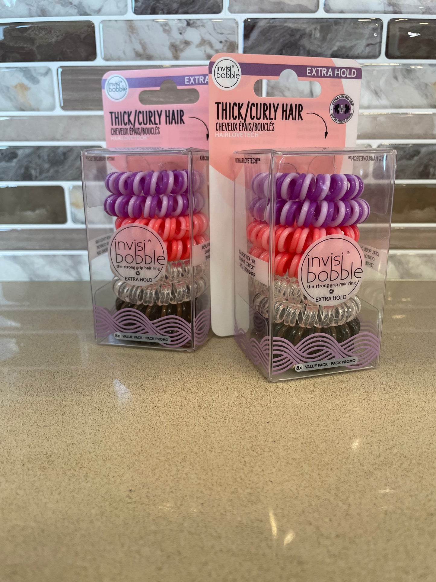 invisibobble EXTRA HOLD Color Control 8pc